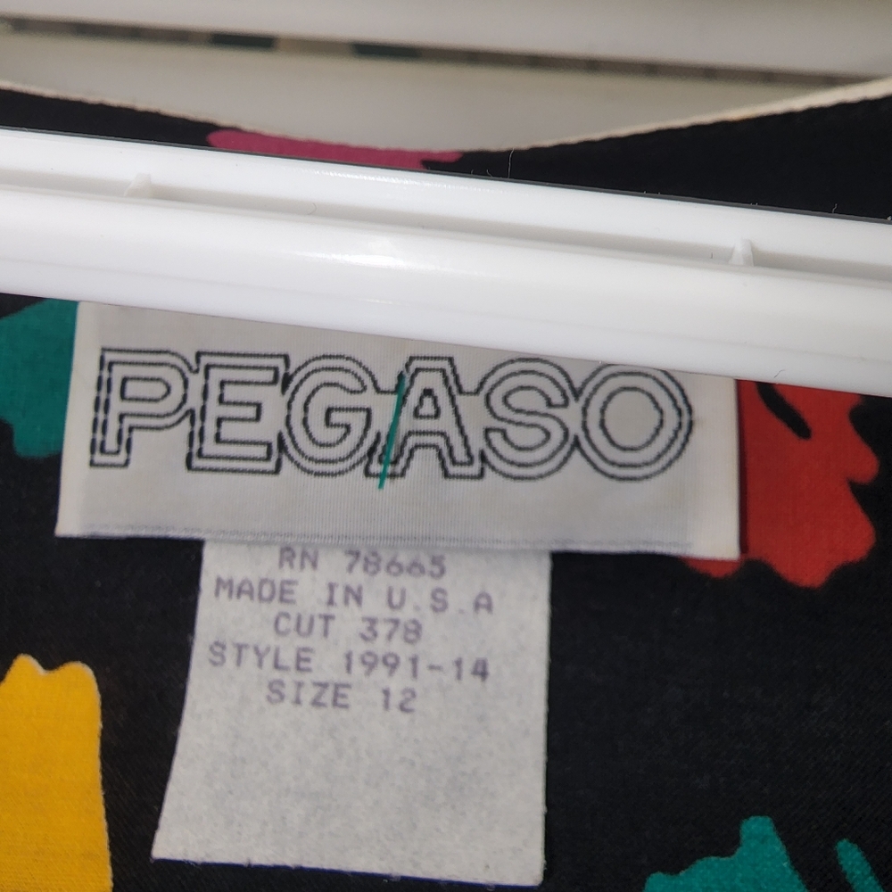 Vintage Pegaso Multi Color Dress View 3